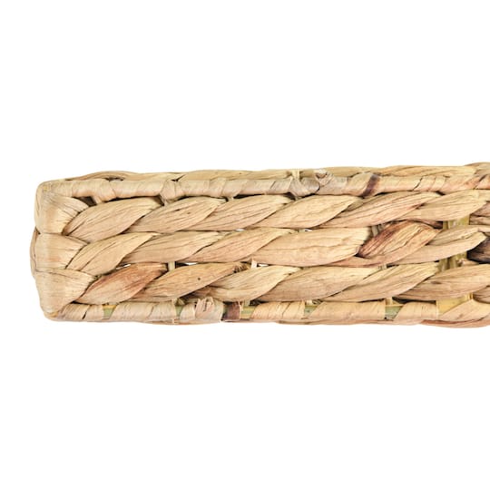 Hello Honey® 23.5" Handwoven Water Hyacinth Wall Shelf